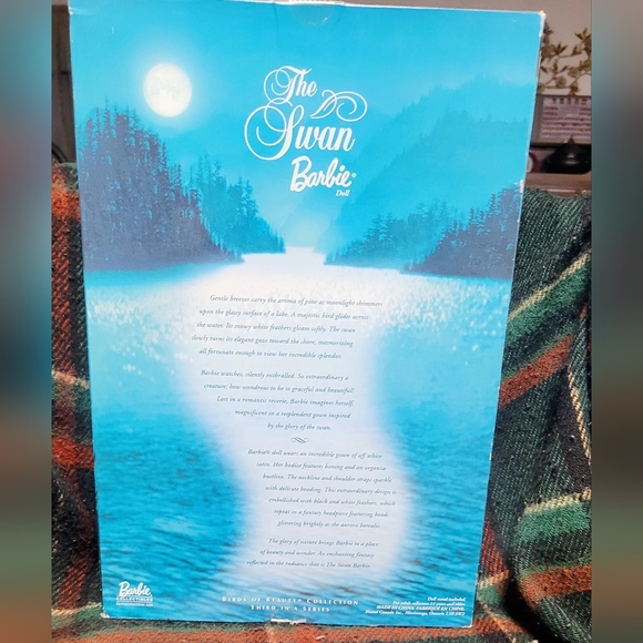 The Swan Barbie doll, part of the Birds of Beauty Collection (Third in Series) - Picture 6 of 9